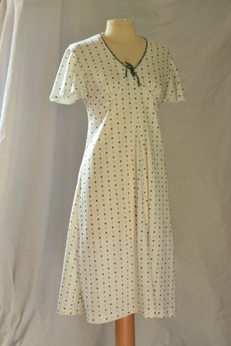 Robe pois vintage hippie - robe,