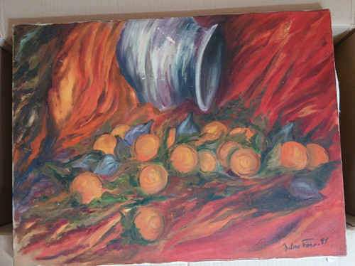 Peinture huile sur toile - peinture,