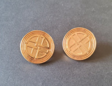 boucle d'oreille AURIEGE PARIS vintage plaqué or