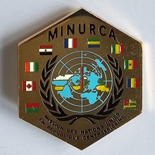 MINURCA UN Central African Republic Delsart Badge