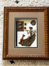 Tableau encadré artisanal