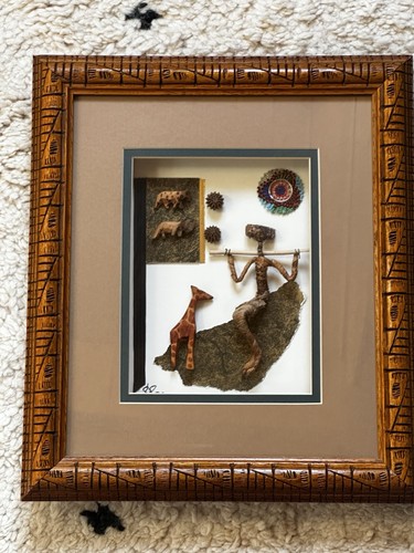 Tableau encadré artisanal