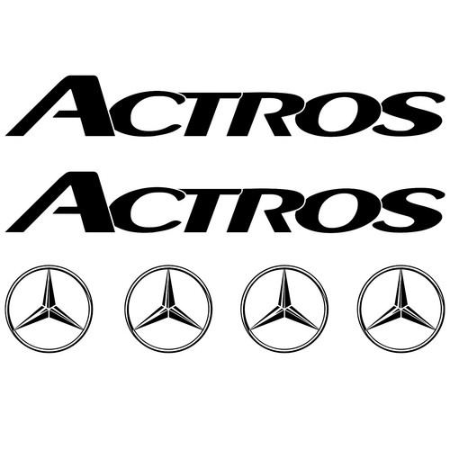 Mercedes actros autocollant - actros, xl
