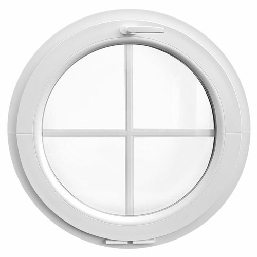 Fenêtre ronde soufflet pcv - fenêtre,