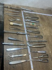 Lot 25 outils anciens Dentiste