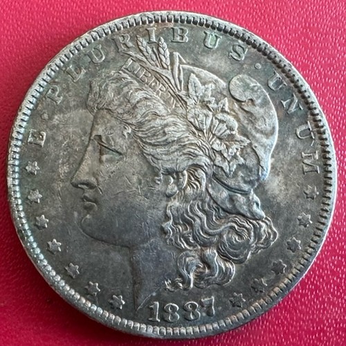 Superbe morgan dollar 1887 - superbe, ttb