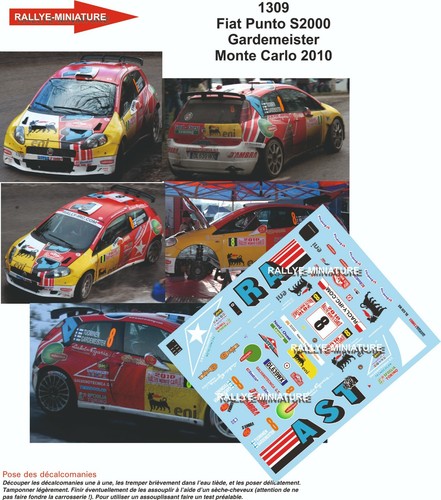 Decals ref 1309 - 1309, fiat