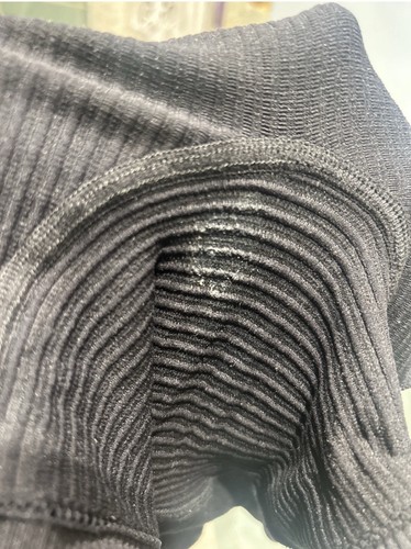 Tissu côtelé uni gris - ,, style