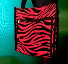 PINK ZEBRA STRIPE LUNCH OR GYM