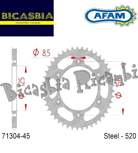 22051 couronne afam en acier - -,