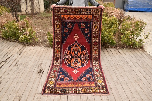 Tapis rouge turc 3x6 pieds