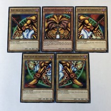YUGIOH COMPLETE ALL 5 PIECES SET EXODIA THE FORBIDDEN ONE YUGI MUTO LDK2