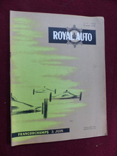 Revue Auto - Royal Auto  / belgique  - juin  1956