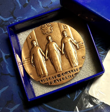 Médaille FRANC MACONNERIE Grande Loge De France MARTINOVICS an 6001 mdp BRONZE