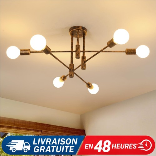 Lustre sputnik industriel - sputnik, 6