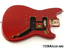 Fender Player HS Duo-Sonic BODY Guitar Alder Offset, Crimson Red Transparent