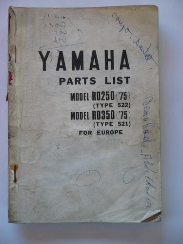 Yamaha 250 type 522 1975 - rd,