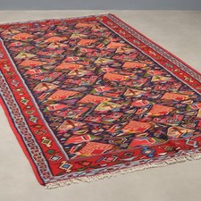 Tapis Kilim Ancien Laine Noeud