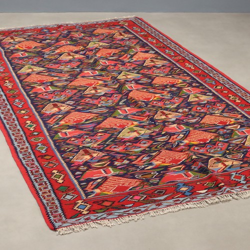 Tapis kilim ancien laine - laine, noeud