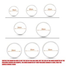 18cm-32cm Remplacement Silicone Joint Caoutchouc Maison Marmite à Pression Bague