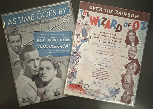 Vintage hollywood movie sheet - hollywood,