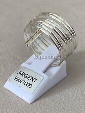 Bague semainier Argent Massif 925/1000 Bijoux femme Taille CHOIX