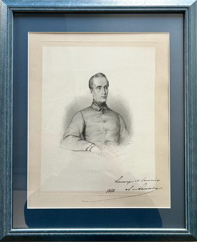 Lamartine splendide portrait - lamartine,