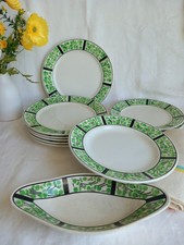 Digoin Sarreguemines Reinette Art Deco Service (circa 1930)