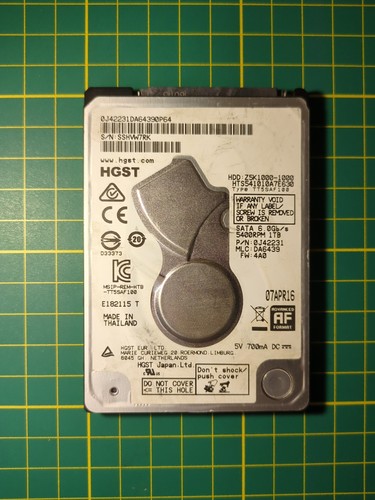 Hdd disque dur 1to - dur, hgst
