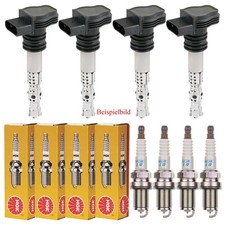 4x Eps Bobine + 4x NGK Bougie D'Allumage pour BMW 1er E81 116i 118i 3er E90 318i