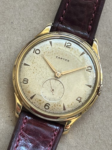 Cartier vintage watch 18k - watch,, yg