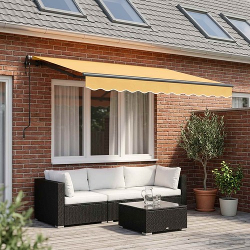 Auvent rétractable tissu - rétractable, et