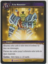 x1 AZEROTH 167/361 WORLD OF WARCRAFT, WOW CCG/TCG EX-NM FR Height Card