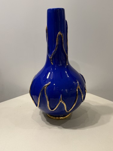 Vase emaux longwy - vase,