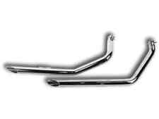 DRAG PIPES EXHAUST CHROME 2"  PARTS FOR HARLEY SHOVELHEAD 70-84