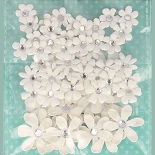 Embellissement fleurs blanches - embellissement,