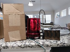 VITALITE 121S RED. OPEN BOX. With 7 new original light bulbs HYBEK 120V 40W.