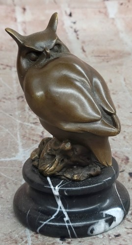 Sculpture hibou oiseau en - de,