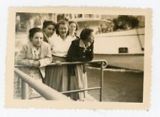 Snapshot PHOTO, 1951 Interlaken Lake Pontoon Boat