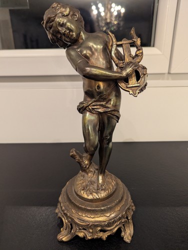 Grande statuette bronze - statuette, et