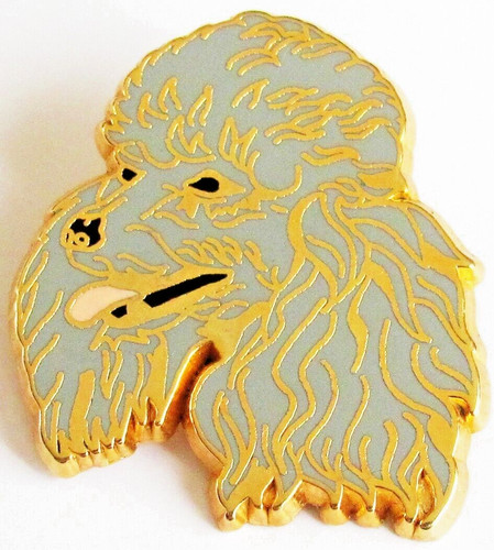 Pin chien caniche unicolore - pin's,