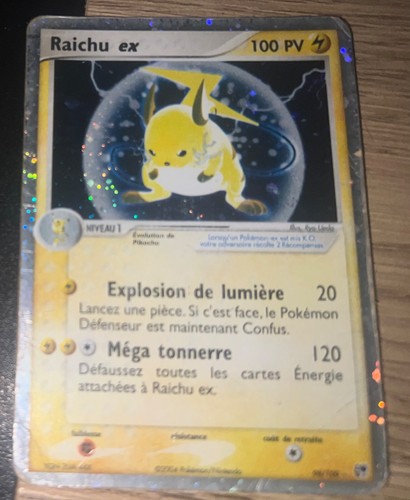 Raichu holo swirl 98 100 - ex,