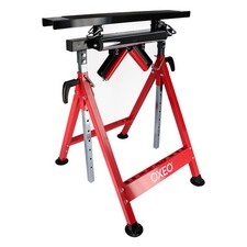 Tréteau multifonction - Servante à rouleaux 4en1 - Fixe antidérapant, rouleaux e