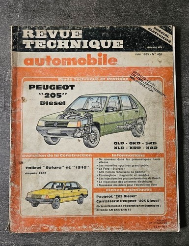 Revue technique peugeot 205 - revue,