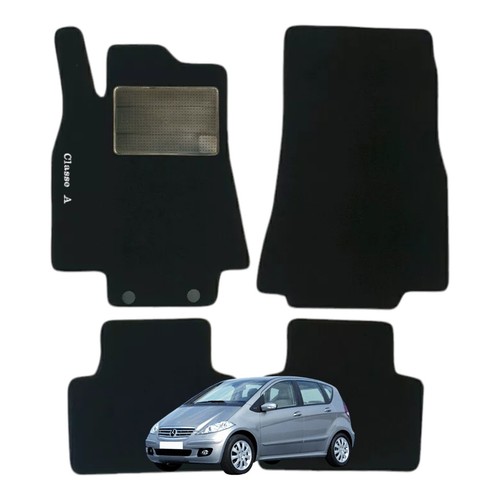 Set tapis moquette noir - set, 4