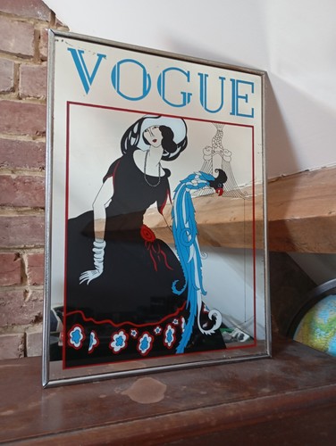 Ancien miroir publicitaire
