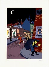 FRANQUIN SÉRIGRAPHIE SPIROU