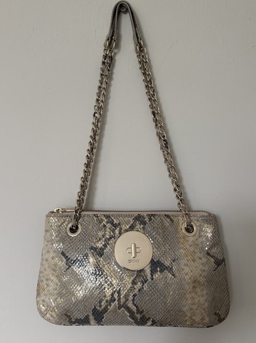 Dkny metallic embossed - embossed, python