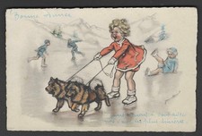 Postcard Germaine BOURET Dim 9 x 14 cm superb