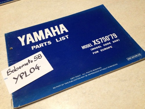 Yamaha xs750 1979 - 1979, xs
